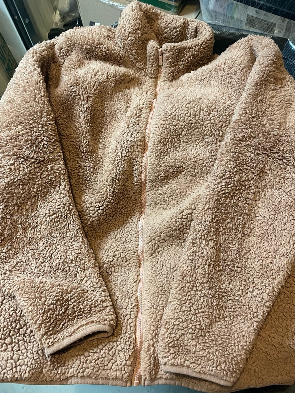 VS Pink Sherpa Jacket.
